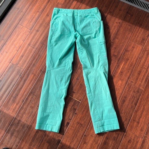 Patagonia Women’s Organic Venga Rock Pants Size 2 Turquoise Blue Rock Climbing - Picture 9 of 9